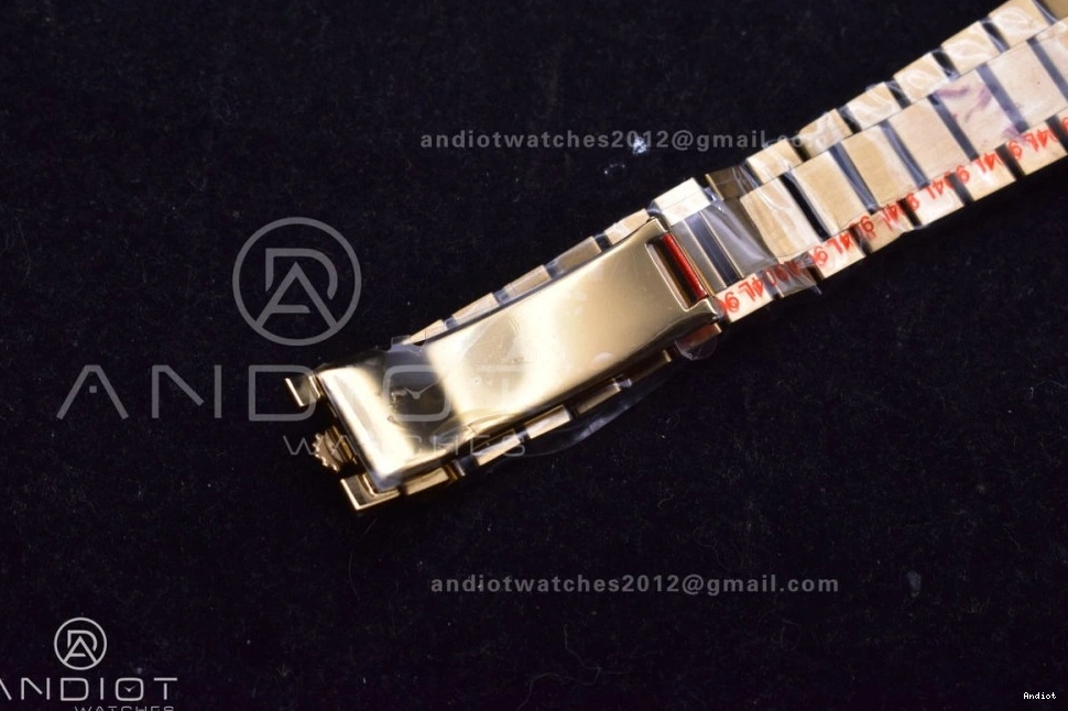 904L Weight) Diamond QF YG vr3255 with V5 Stick President 36 Best Steel Dial Gold DayDate on Bracelet Edition (Gain 0516